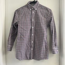 Nordstrom boys / kids Size 10 Plaid dress shirt 
