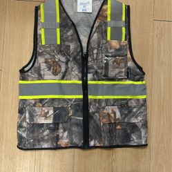 High Visibility Safety Vest Camuflaje 