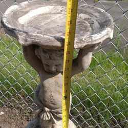 Angel Cherub  Planter Or Bathroonbird Concret 