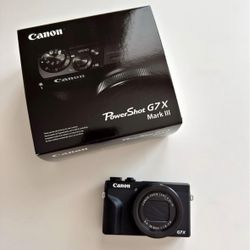 Canon G7x Mark iii Camera