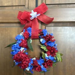 Red, White, and Blue Wreath