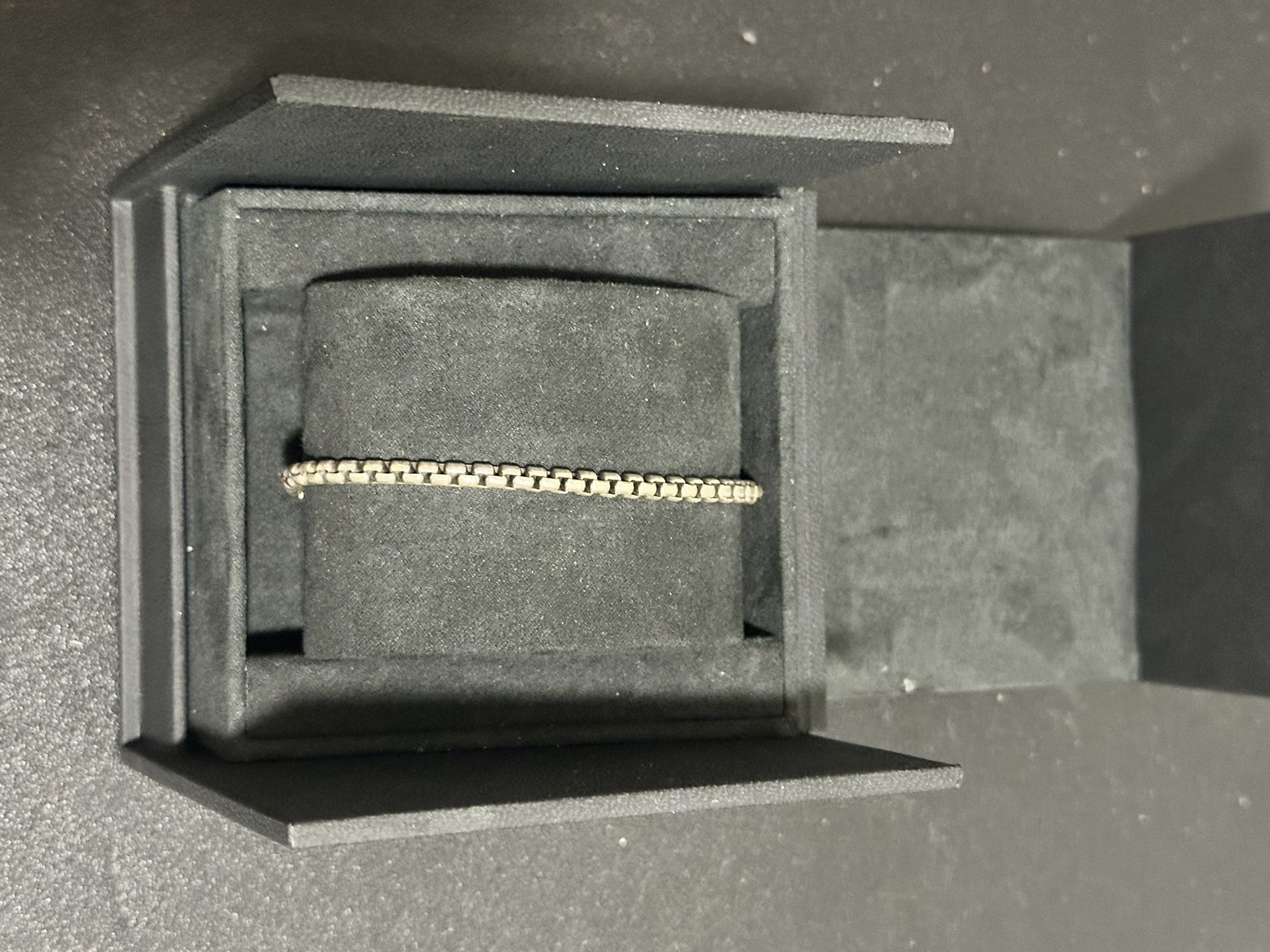 David Yurman Sterling Silver Bracelet Broken Clip