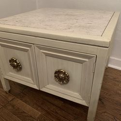 Marble End Table 