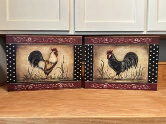 Canvas Rooster Wall Art