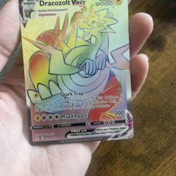 Pokemon Evolving Skies Dracozolt Rainbow Vmax
