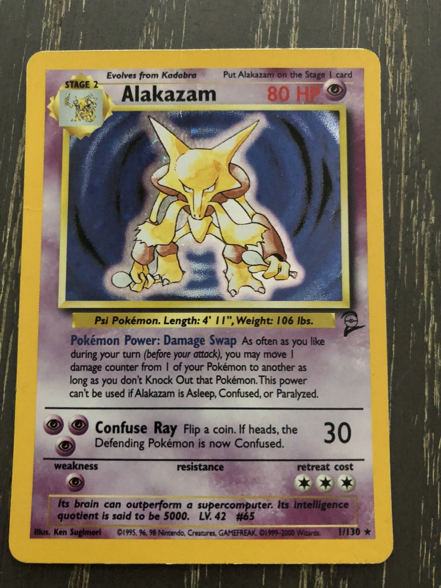 Pokémon Base Set Alakazam