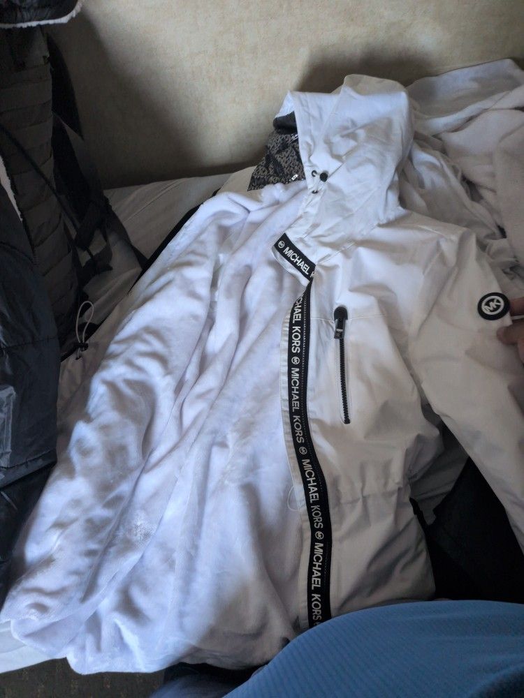 White Michael Kors Jackets Women Small Medium Brand New