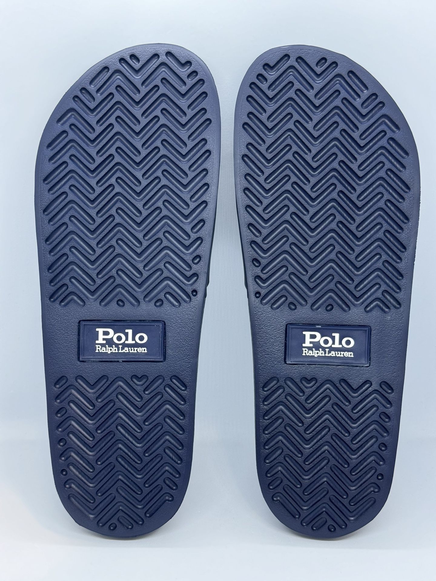 Polo Ralph Lauren Navy Blue with White Big Pony Slide Sandals Size 10 Polo Ralph Lauren Navy Blue with Red BIG PONY Slide Sandals  main image 3