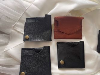 Small Leather Snap Wallets  each $40