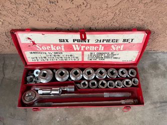 MIT tools 21- pieces 3/4 drive 6points socket wrench set with case