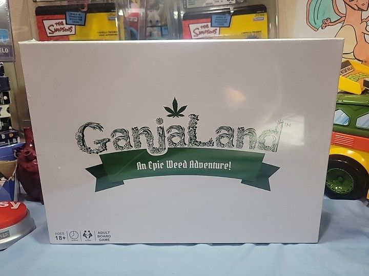 GanjaLand An Epic Weed Adventure Board Game ( Brand New Factory Sealed )