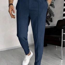 Men's Solid Color Simple Daily Long Pants