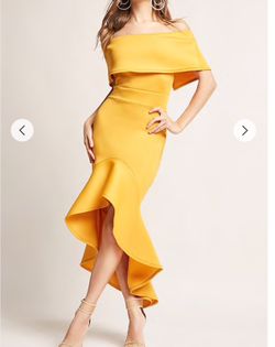 Mustard dress