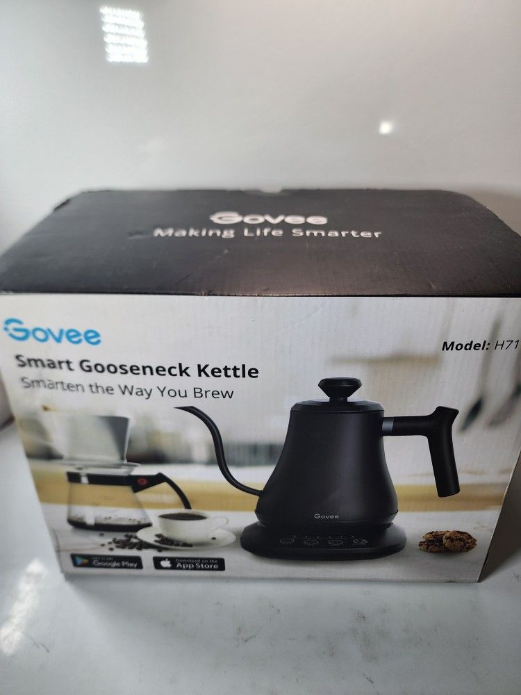 Govee Smart Electric Kettle, WiFi Variable Temperature Gooseneck Pour Over