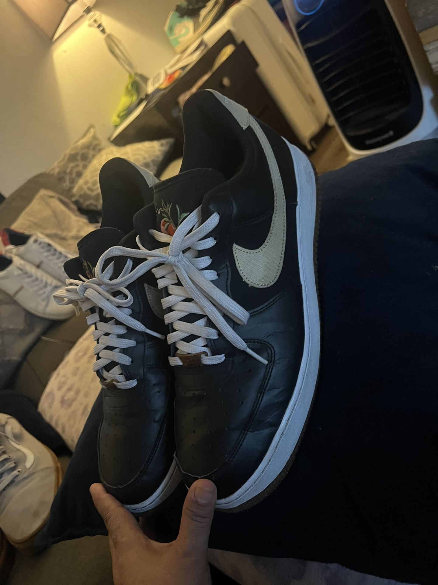 Black & Gold Nike AF1