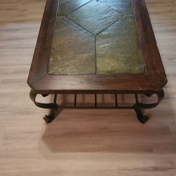 Used High Quality Stone Tile Coffee Table Set..