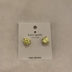 Kate Spade Lime Studs Earrings 