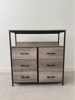 Gray/White Dresser