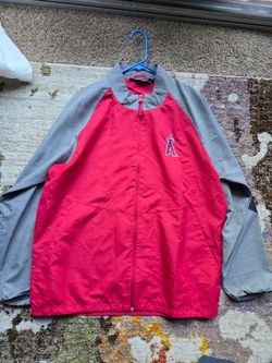 LA Angels MLB Full-Zip Windbreaker Jacket