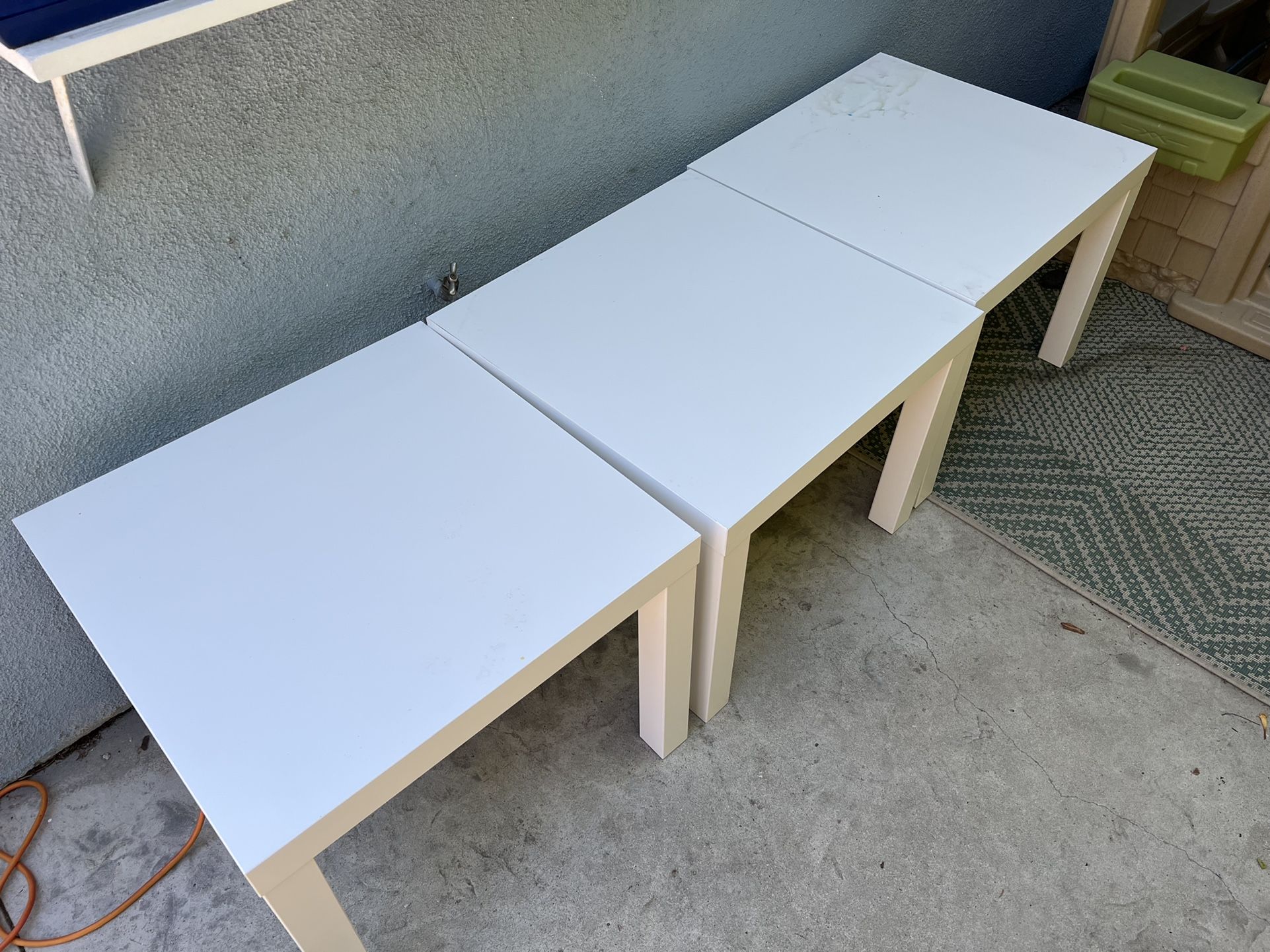 3 IKEA Side Tables