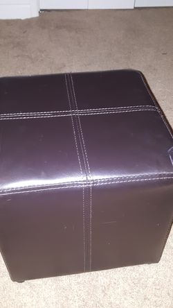 13"x14"x14" Dark Chocolate Brown Ottoman $12 each (3 available)