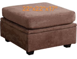 Brand New Brown Storage Ottoman – Lift-Up Top, Hidden Storage 22"x22"x17"