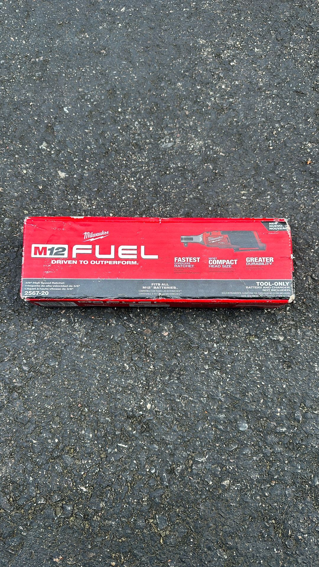Milwaukee Fuel M12 3/8 High Speed Ratchet