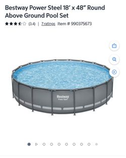 Used 18’ x 48” pool