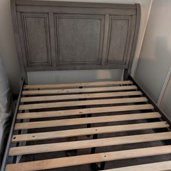 Used Queen Wooden Bedframe  