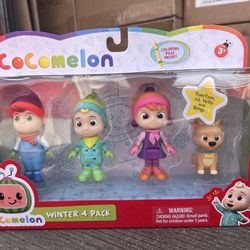CoComelon JJ & Family Figure Set - 4pk