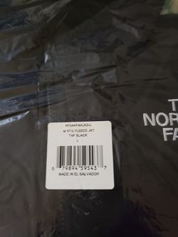 Supreme TNF RTG Fleece jacket black L