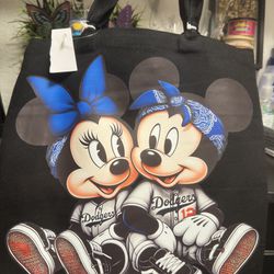 Mickey And Minnie Tote Bag 
