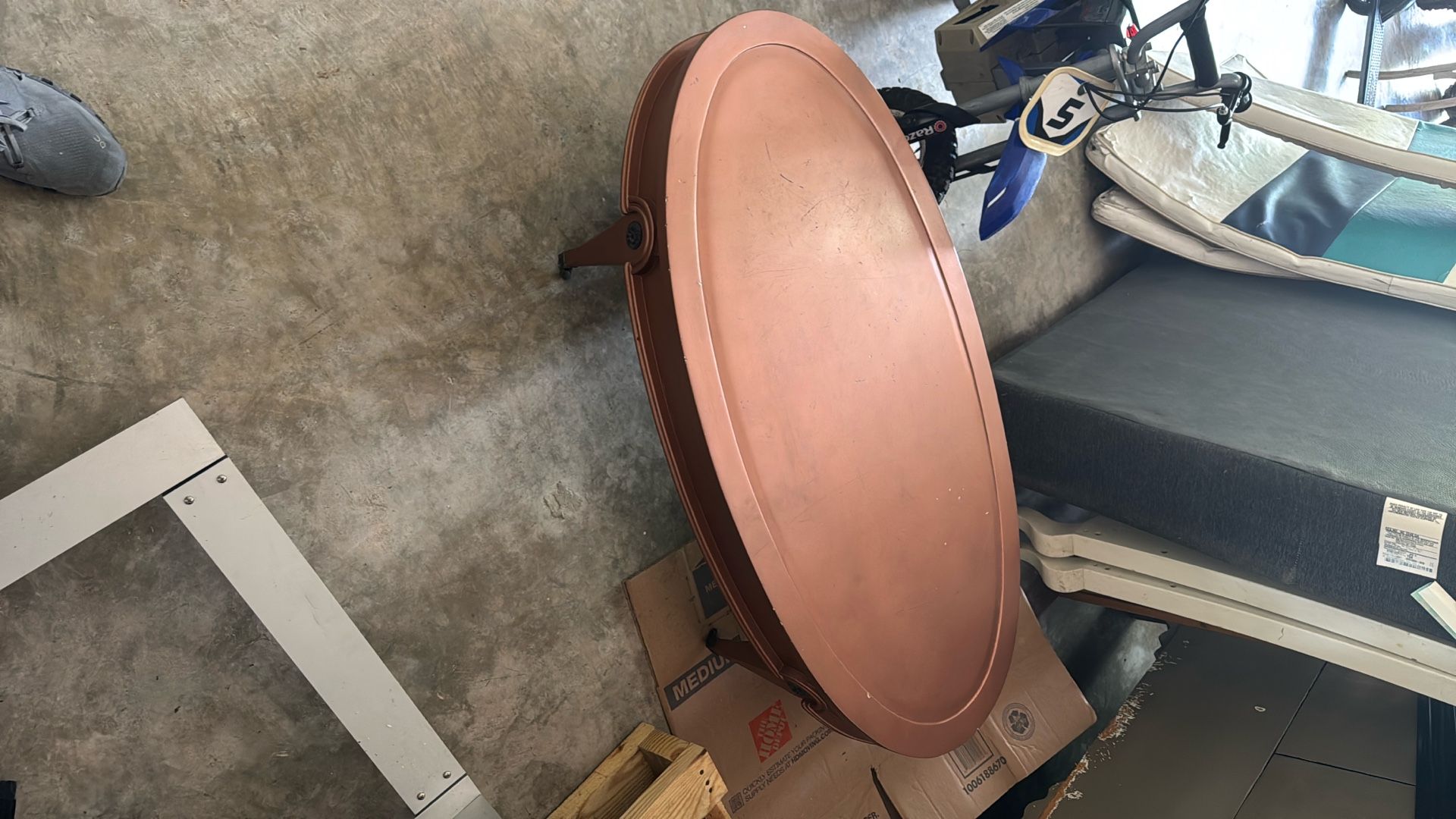 Antique Table Copper Color free