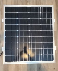 30"x28" 80w Solar Panel With Z Brackets