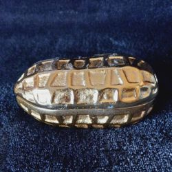 Gold Tone Peanut Trinket Holder