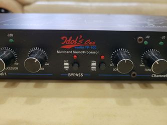 Multiband Sound Enhancement Processor IDOL'S ONE TP-100. Two Channel Input and  3 Channel Output. Sound Exciter for House Karaoke, Stage, Performance.