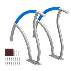 Pool Handrails - Pair, New, Stainless Steel