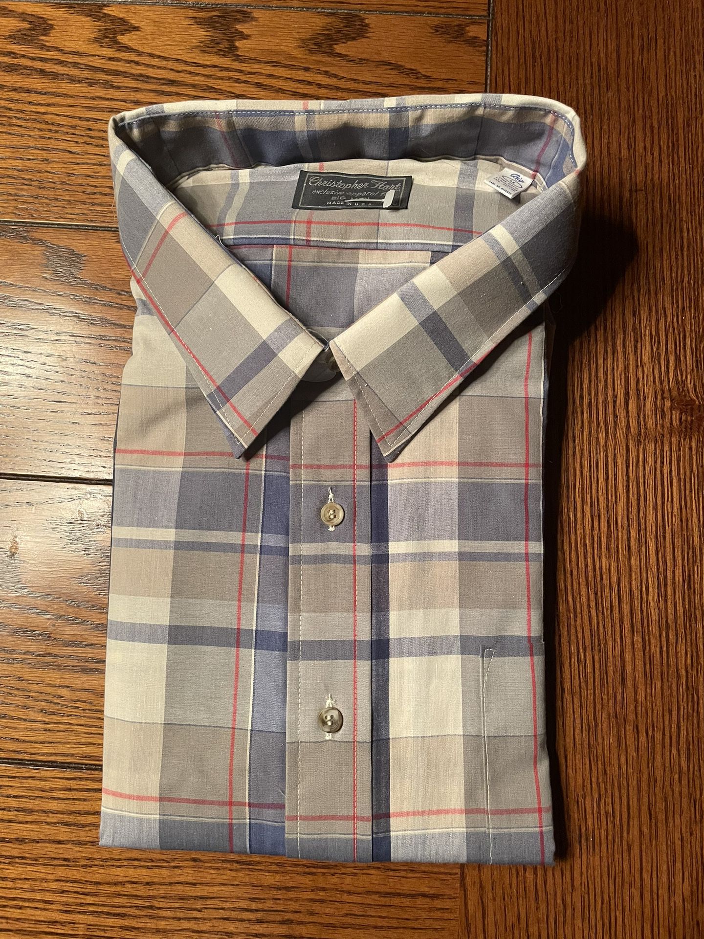 Christopher Hart Plaid Long Sleeve Shirt 4XL