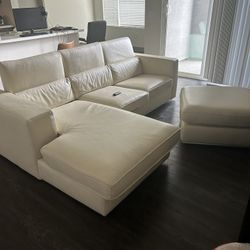 Beautiful, Leather Couch