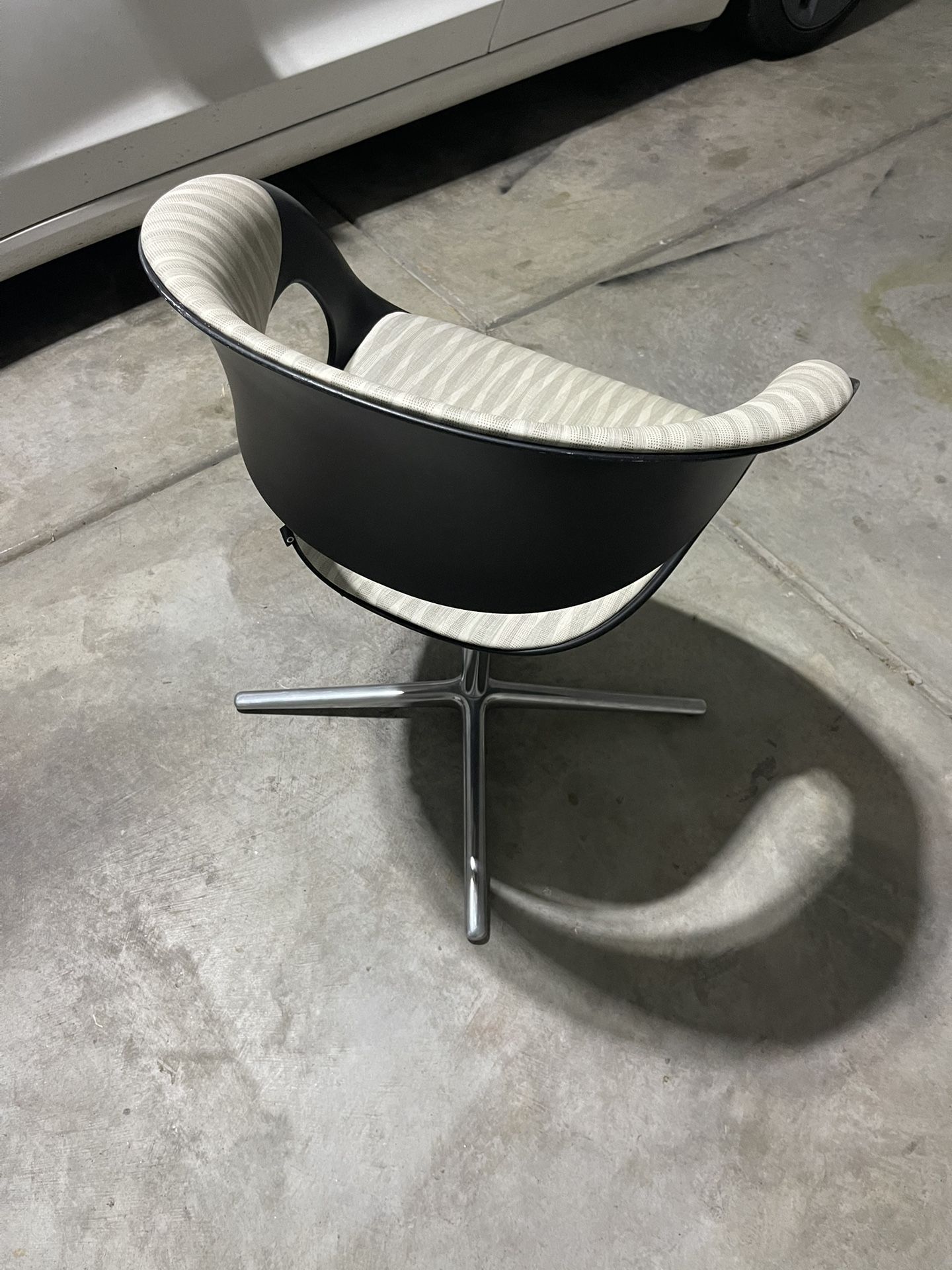 Two Office chair with a swivel base