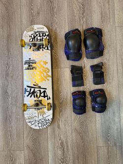 DGK Skateboard + Beginner Skater Safety Kit