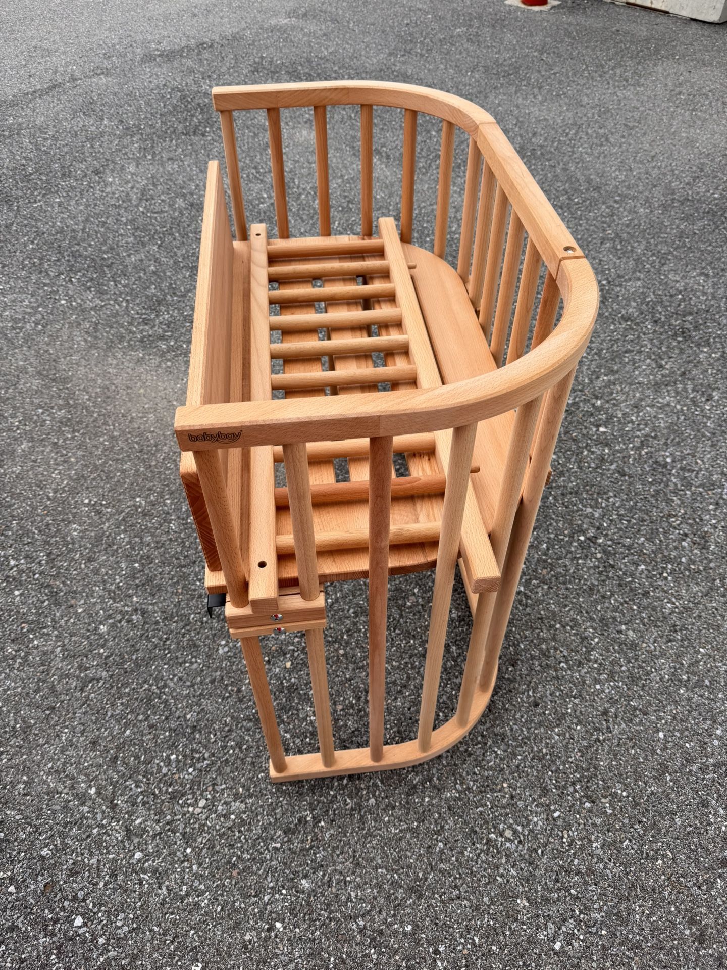 Brand New Solid Hardwood Bedside Bassinet