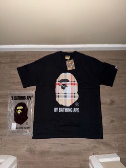 BAPE By Bathing Ape Plaid Ape Head T-Shirt