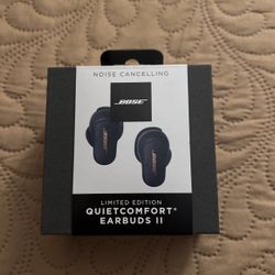 Bose QuietComfort Noise Cancelling Bluetooth Wireless Earbuds II - Blue