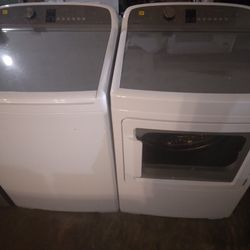 Glasstop Washer And Dryer Set 
