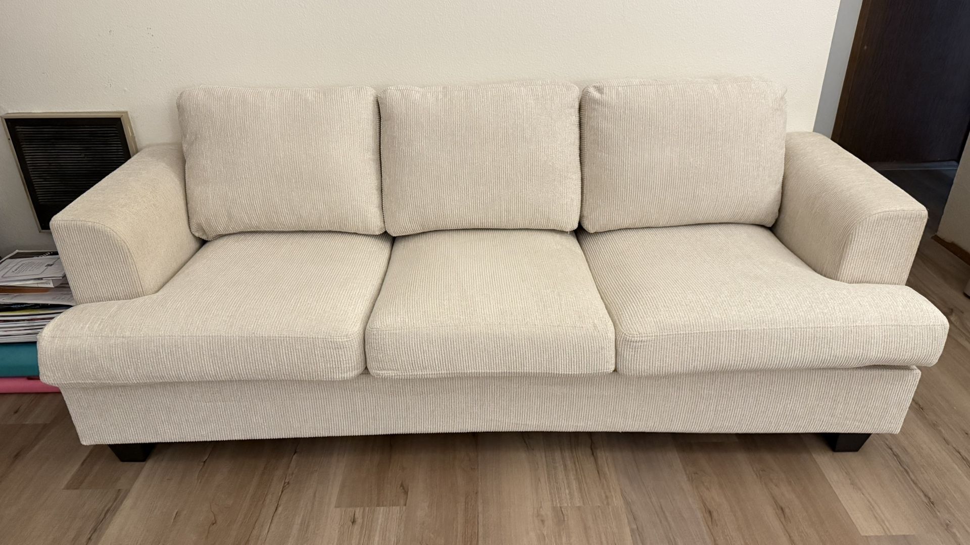 Sofa Couch 3 Seat Chenille 83"