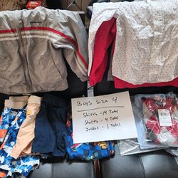 $10 for boy's clothing: size 4