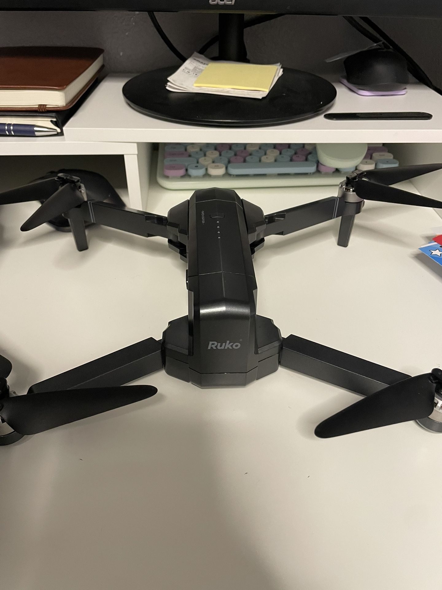 Ruko Drone Like New-2 Batteries Extra Wing
