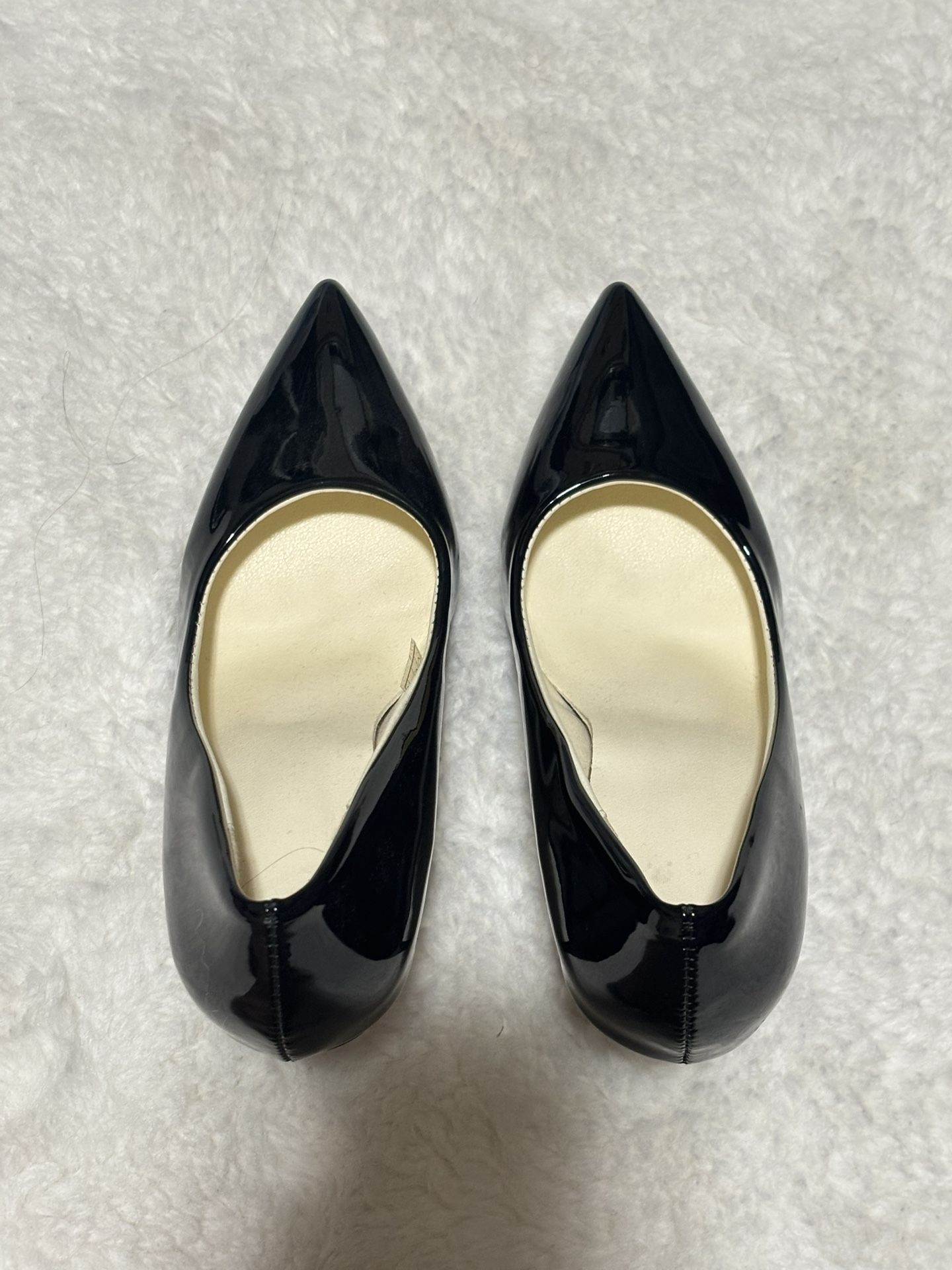 Black Pointed Toe Stiletto Heel