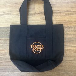 Trader Joe’s Black Canvas Halloween Mini Tote 
